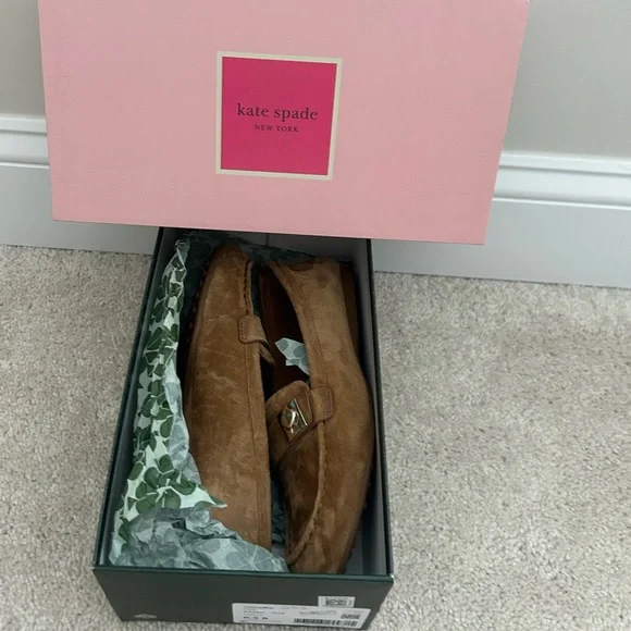 Kate Spade camellia suede flats - Picture 3 of 4